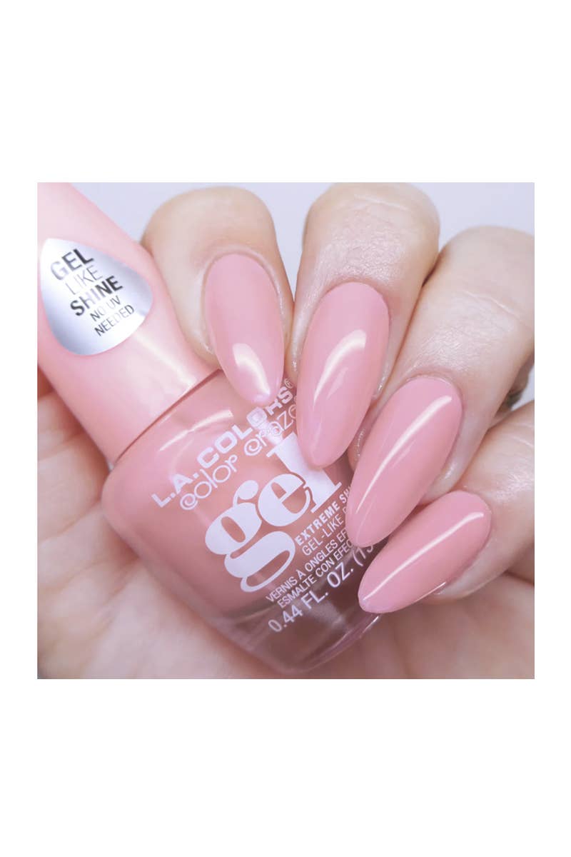 LA Colors Pink Please Gel Polish Pink Glaze