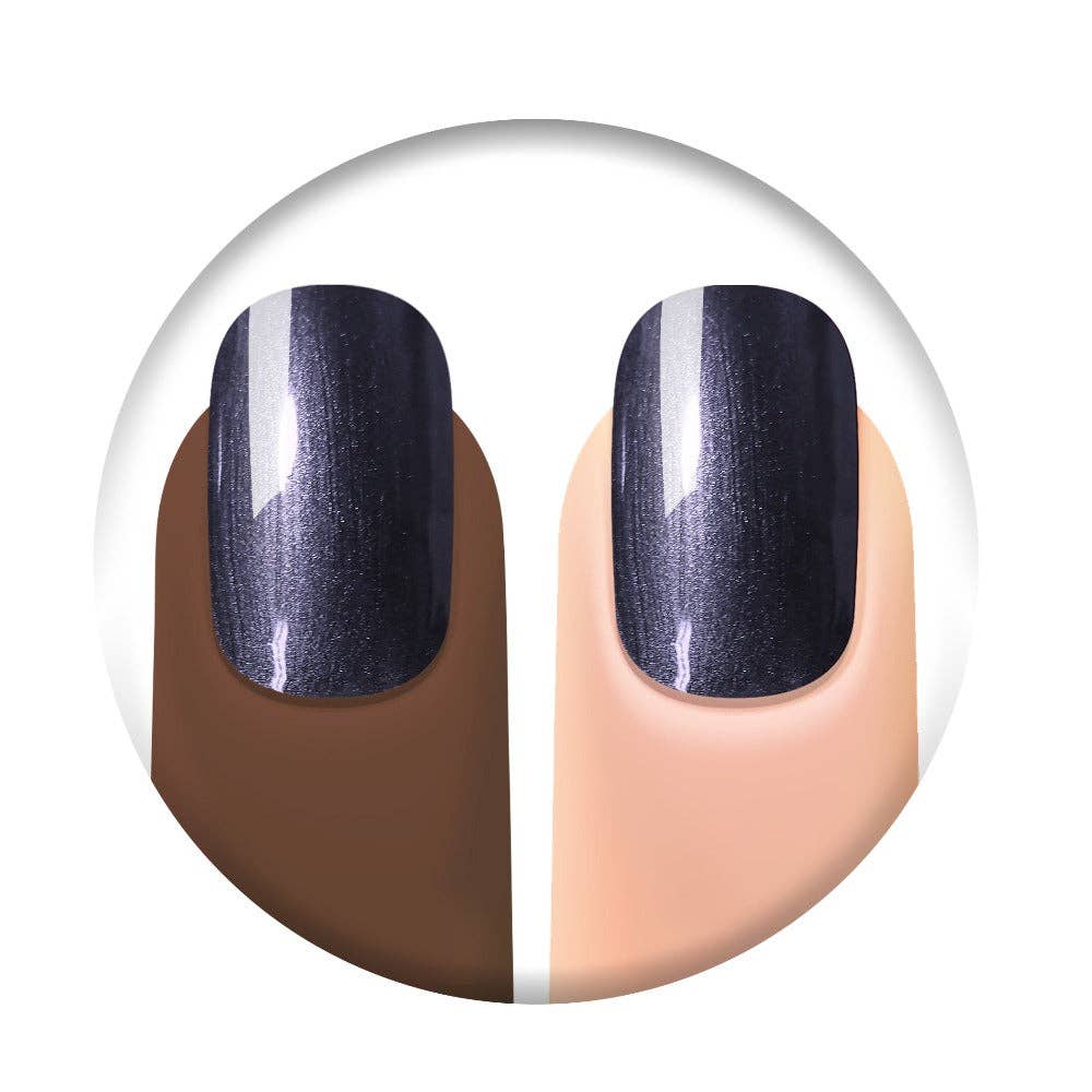 761 Glow Up, Blue Pearl Nail Polish