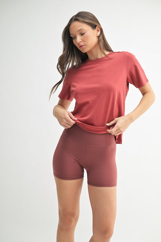 Red Pear Boxy Fit Tee