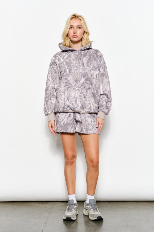Grey Camo Shorts
