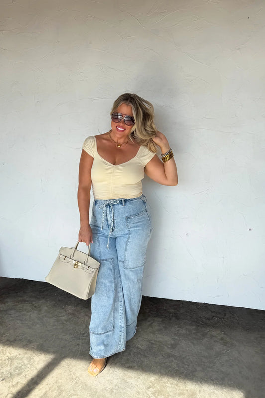 Barely There Ruched Essential Top
