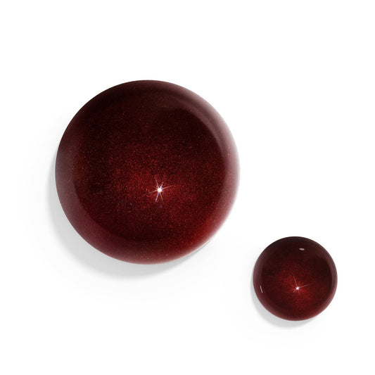 801 Warm Wishes, Dark Red Shimmer Nail Polish