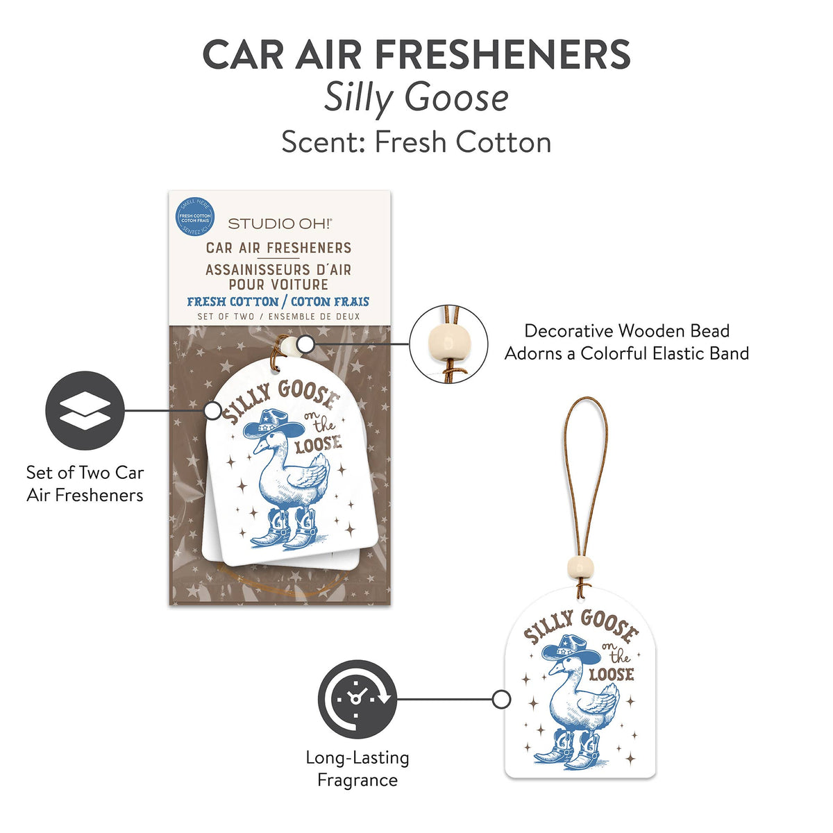 Silly Goose Car Air Freshener