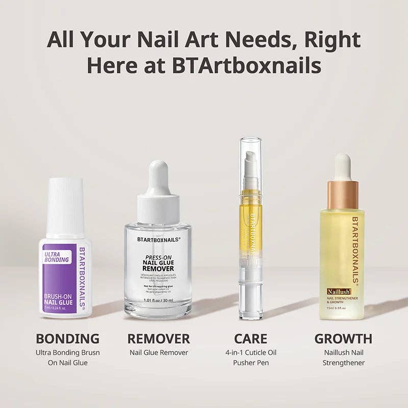 Press-On Nail Glue Remover 30ml-Acetone Free Gentle Remover