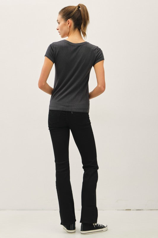 Main Character Baby Tee – After Dark