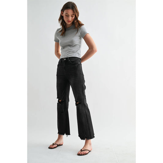 Midnight Rebel Distressed Jeans
