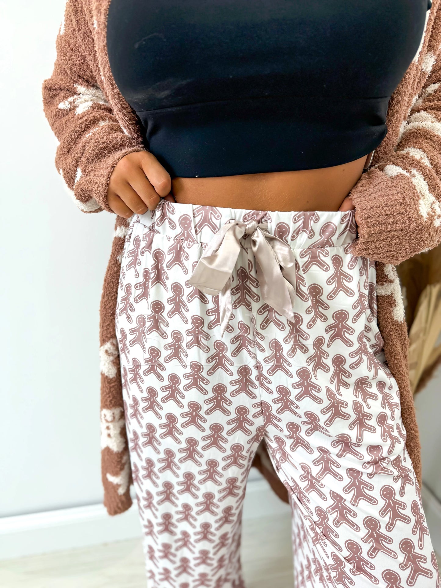 Gingerbread Cozy Pajama Bottoms