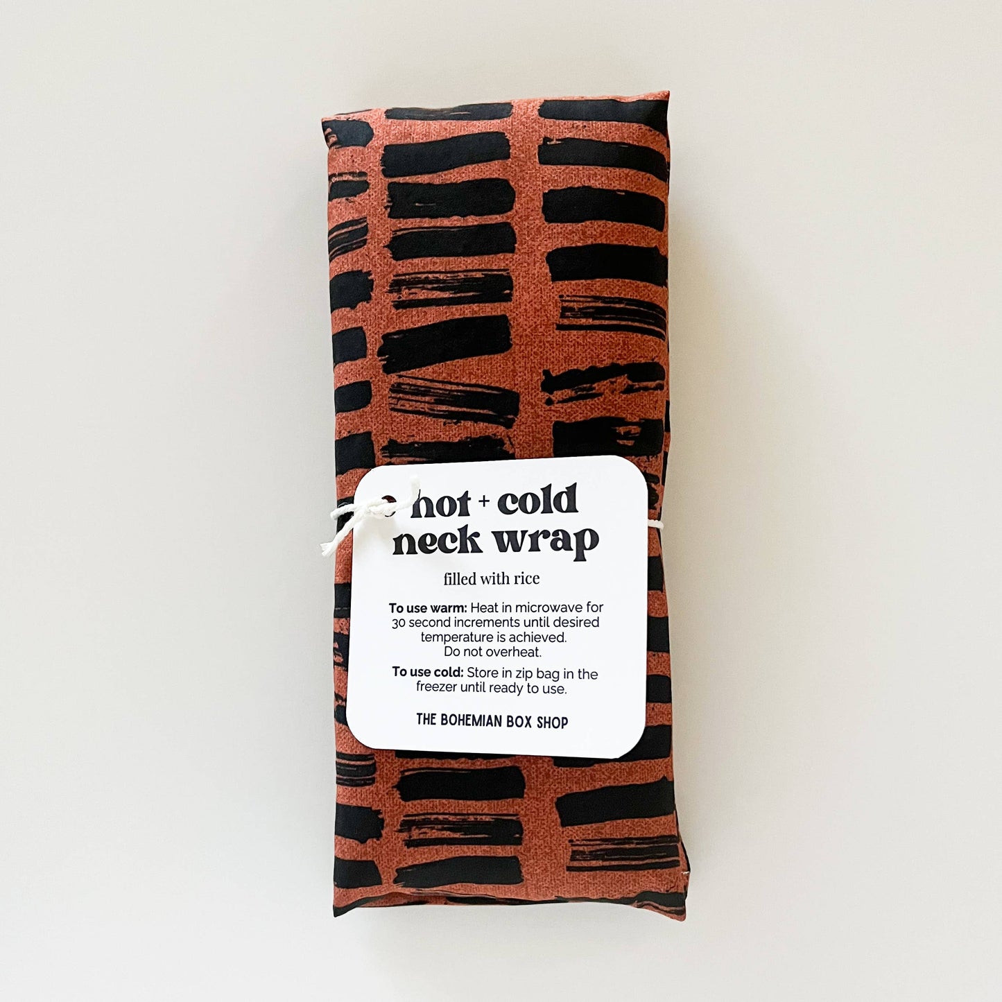 Hot & Cold Therapy Neck Wrap - Parallel Strokes Terra