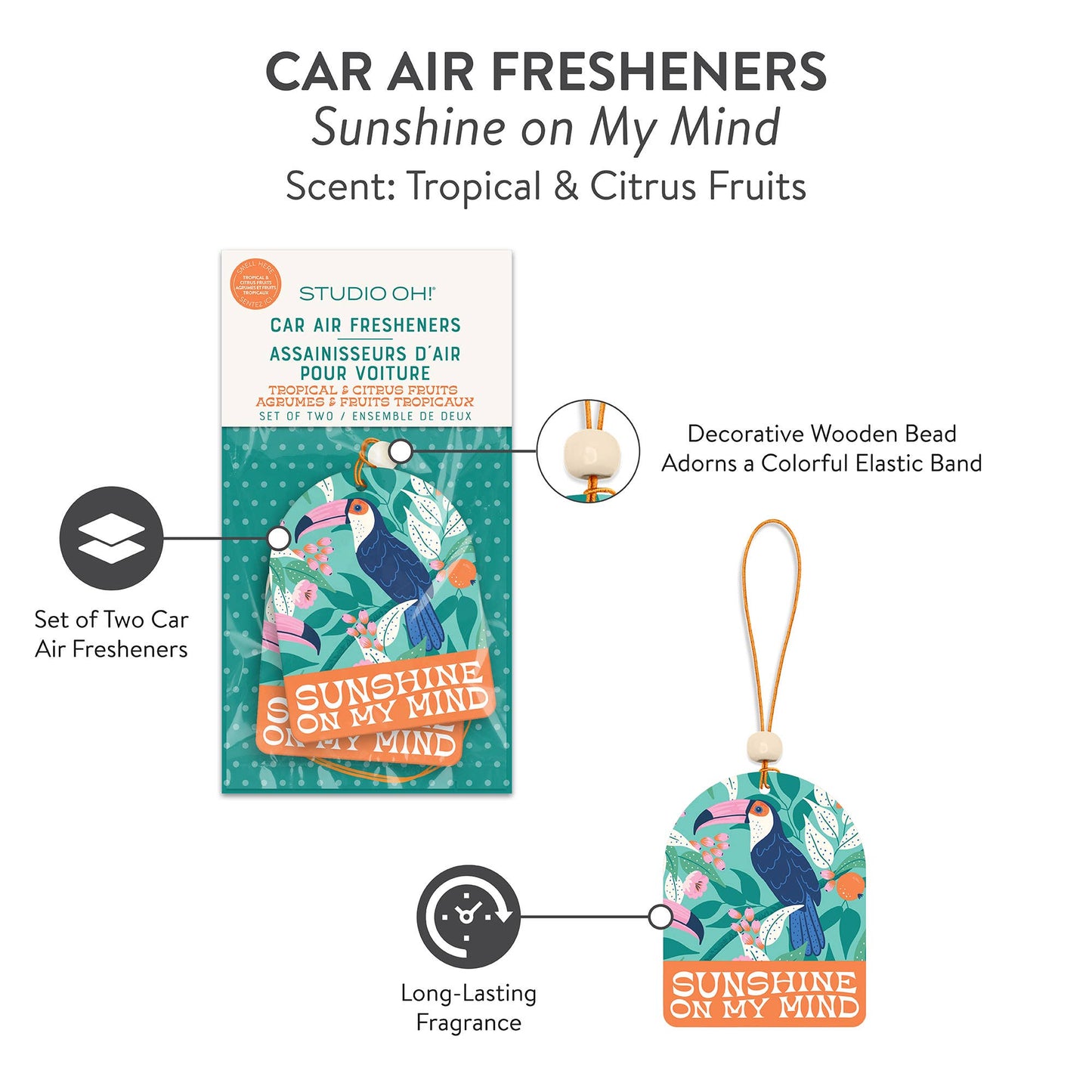 Sunshine on My Mind Car Air Freshener