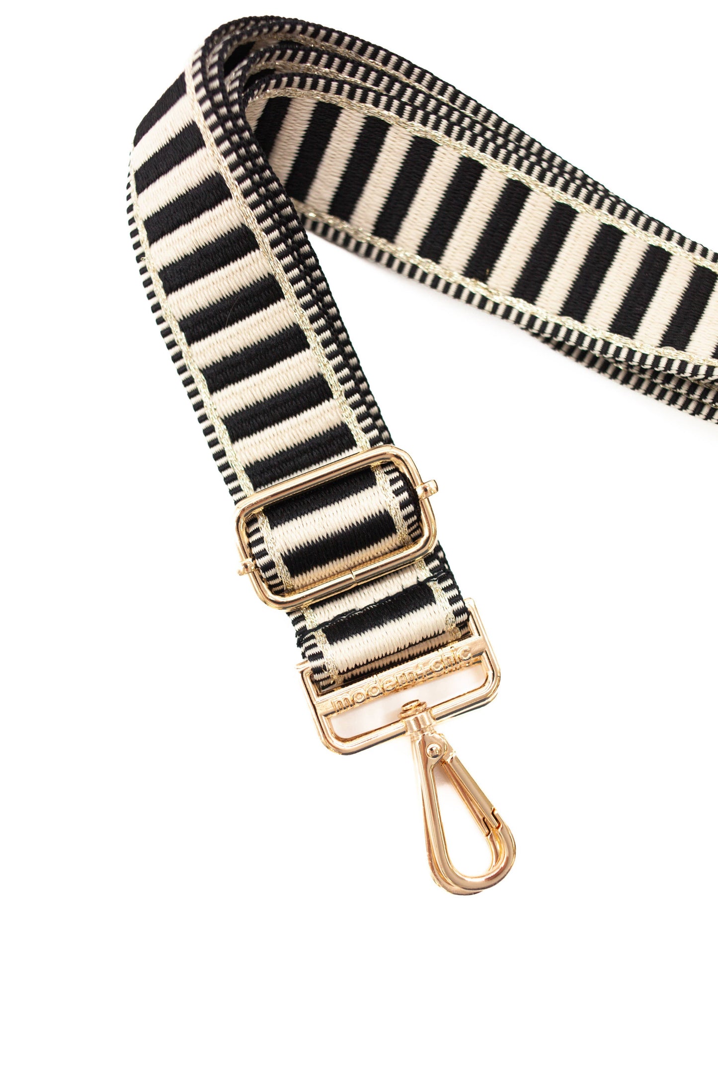 Ebony and Ivory Adjustable Bag Strap