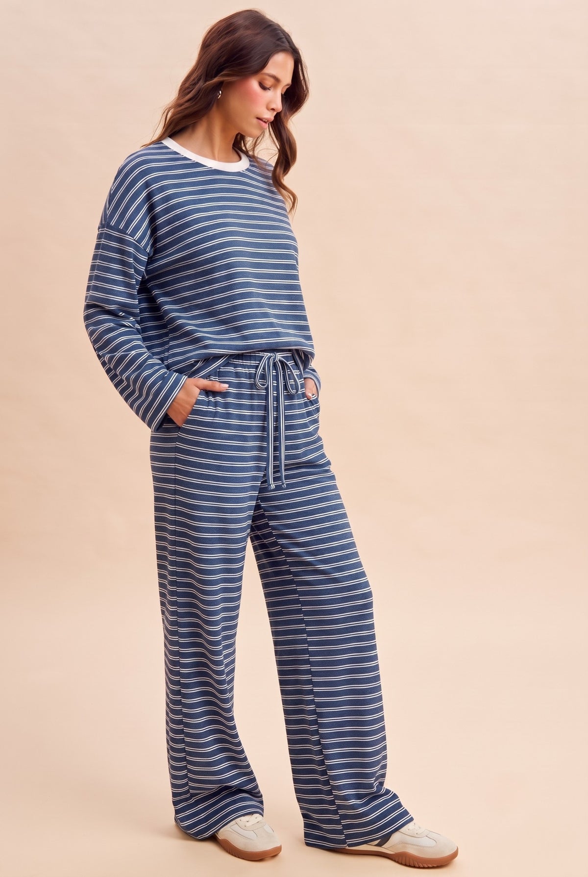 Cloud Nine Denim Stripe Set