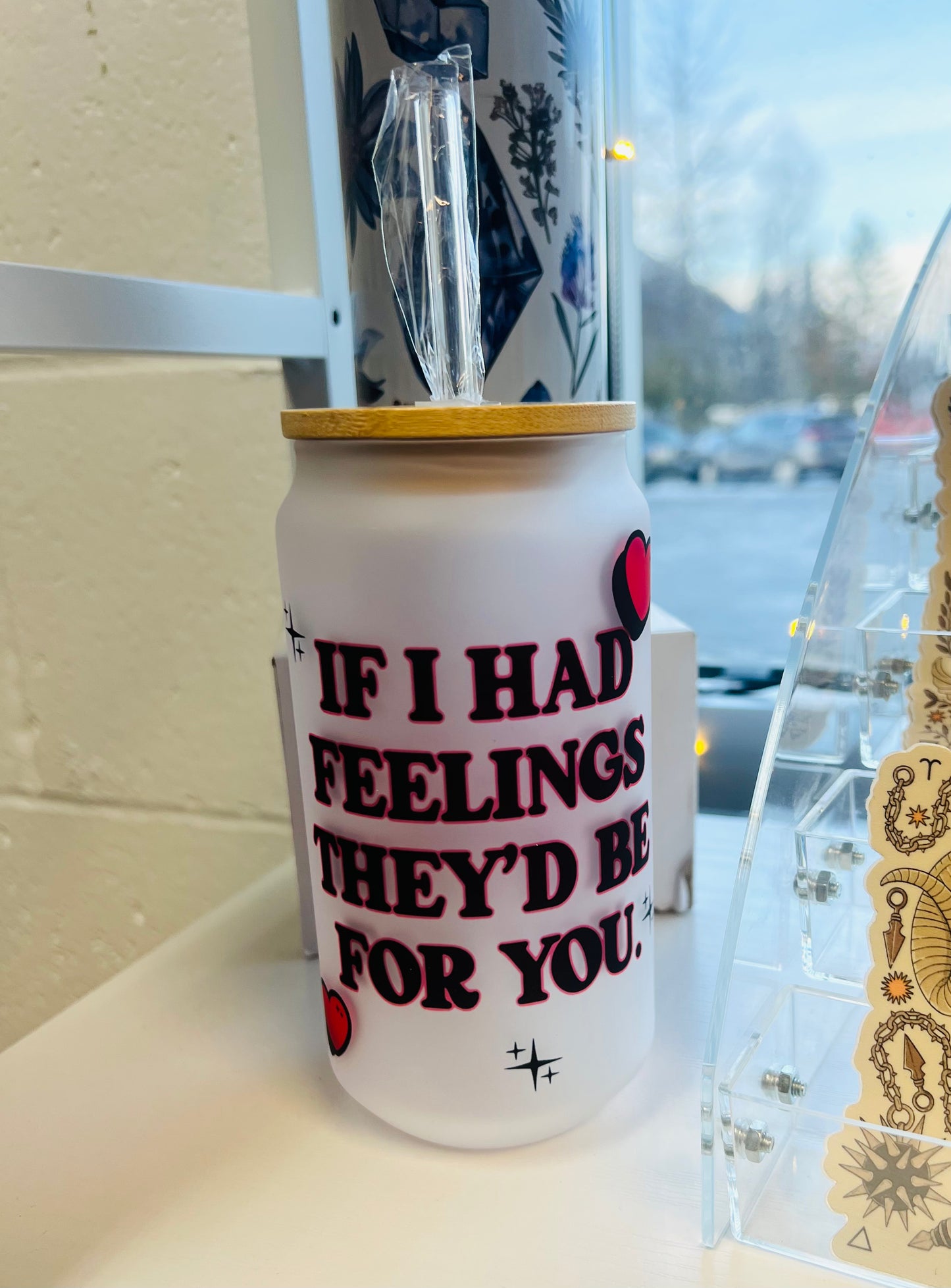 Be Mine Glass Tumbler