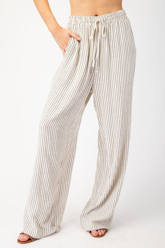 Pinstriped Pants