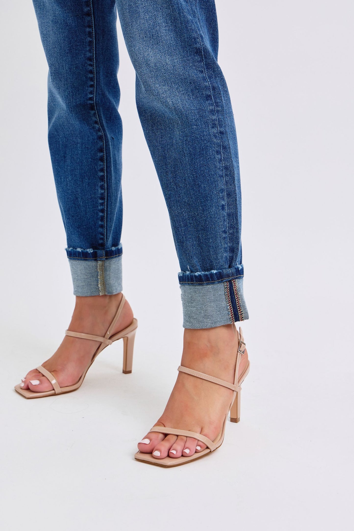Judy Blue Mid- Rise Vintage Wash/Cuff