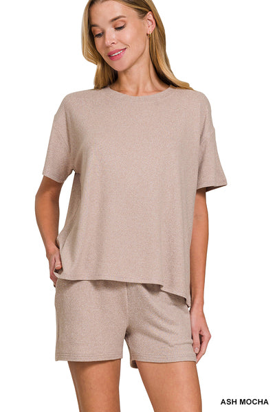 Luxe Light Mocha Lounge Set