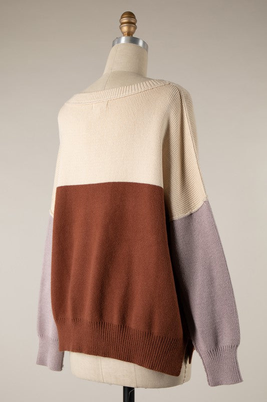 Color Block Sweater