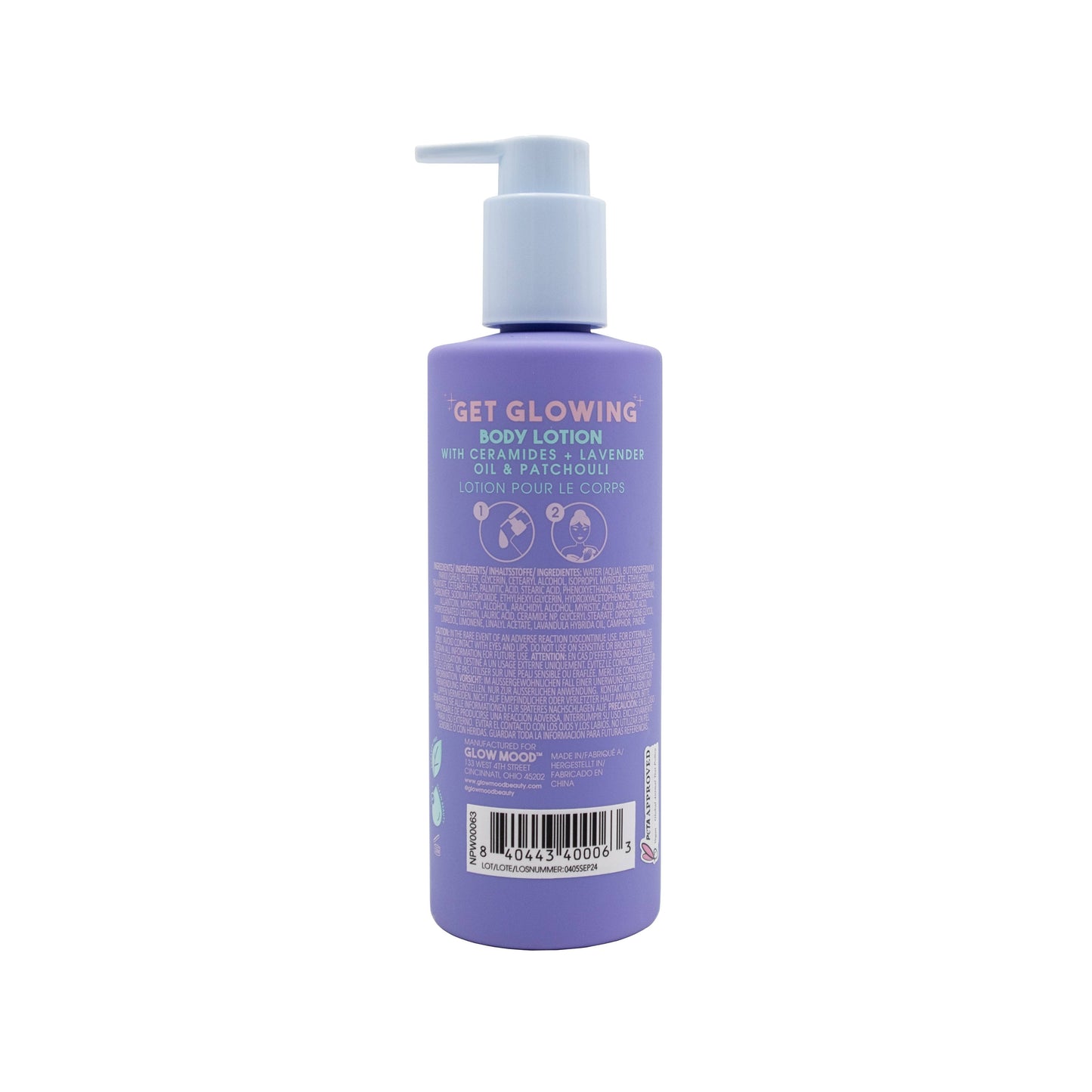 Lavender and Patchouli Moisturizing Body Lotion