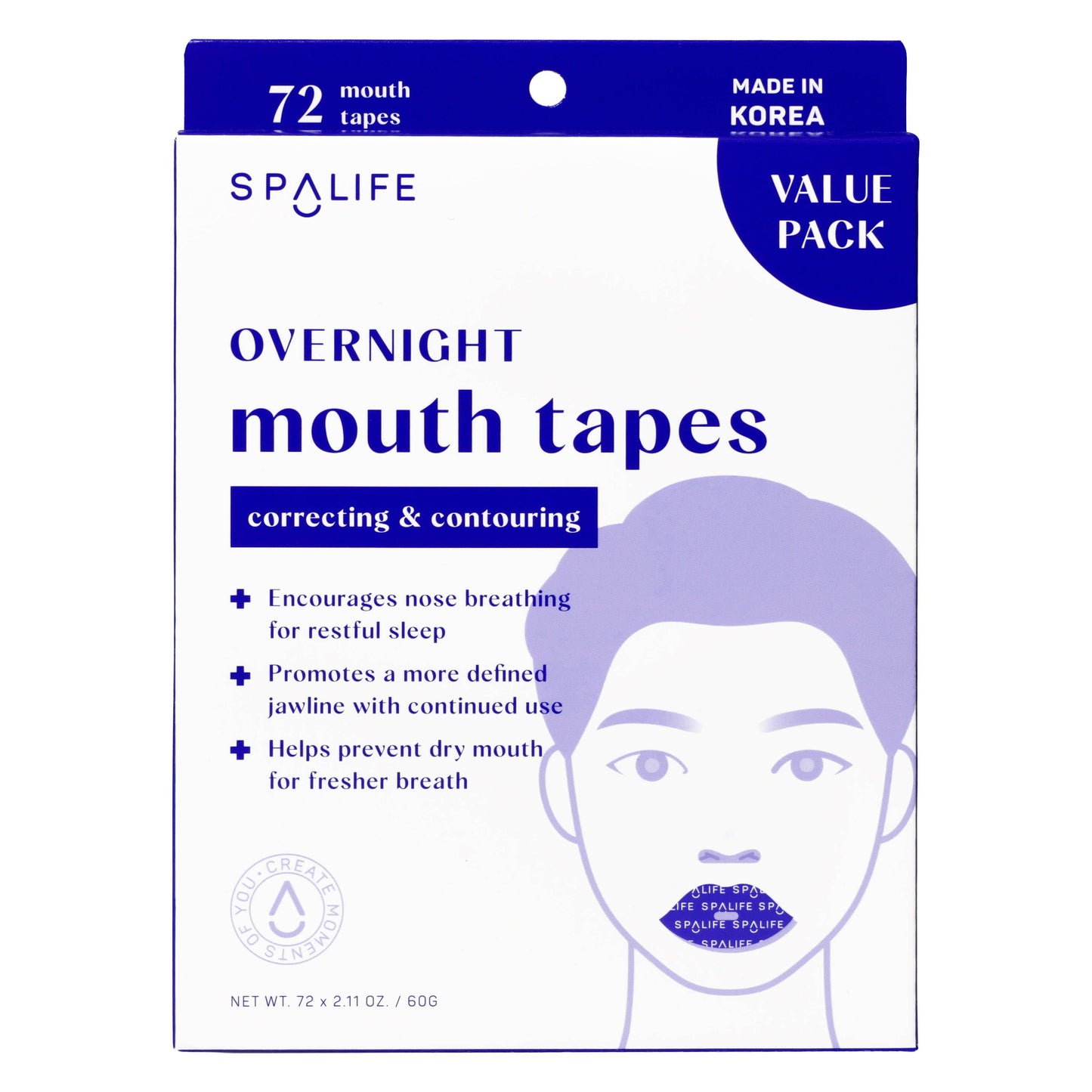 Overnight Mouth Tapes | 72 Count