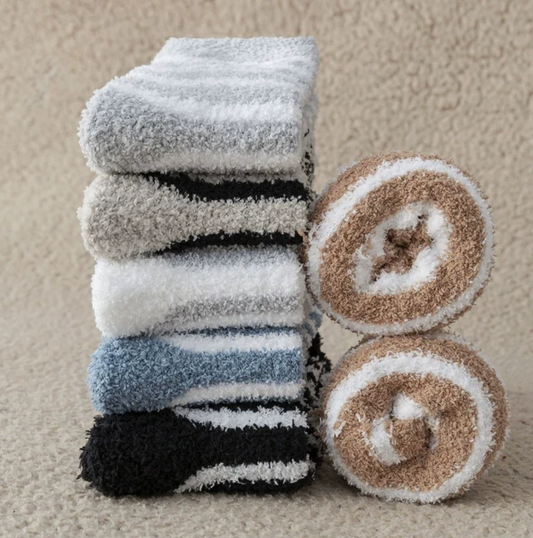 Stripe Cozy Soft Comfy Socks