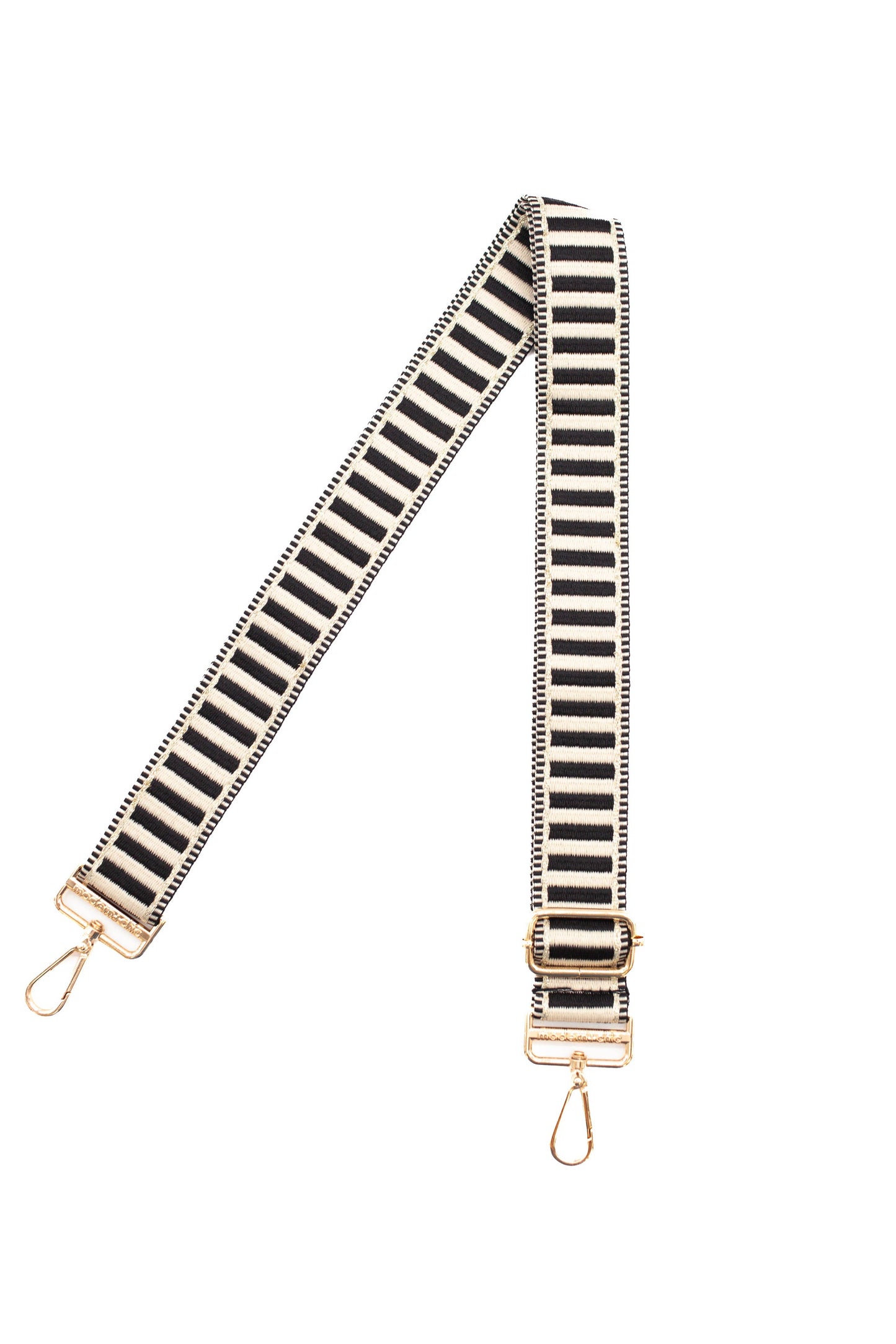 Ebony and Ivory Adjustable Bag Strap