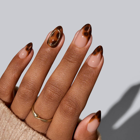 Amber Brown Press On Nails Bulk | Amber Hoops