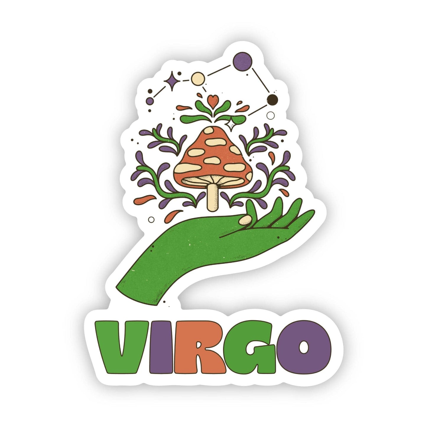 Virgo Zodiac Sign Sticker