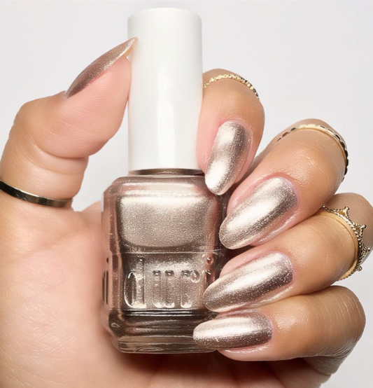 737 Libra ♎, Gold Shimmer Nail Polish