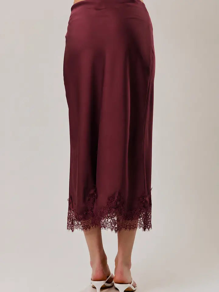 The Marlowe Lace Midi Skirt