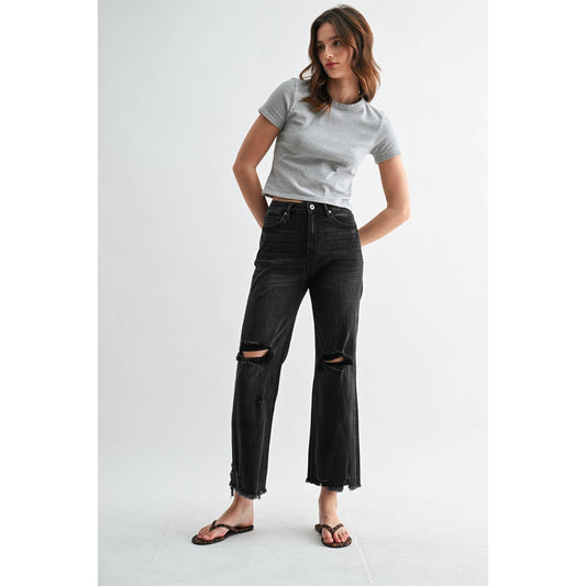Midnight Rebel Distressed Jeans