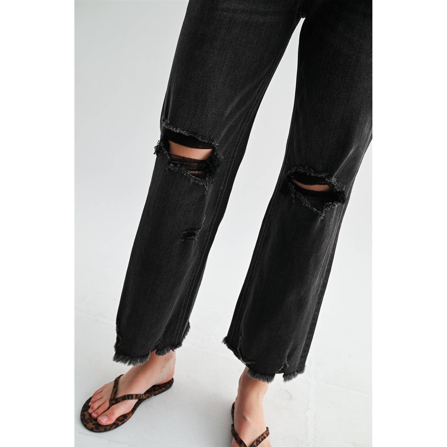 Midnight Rebel Distressed Jeans