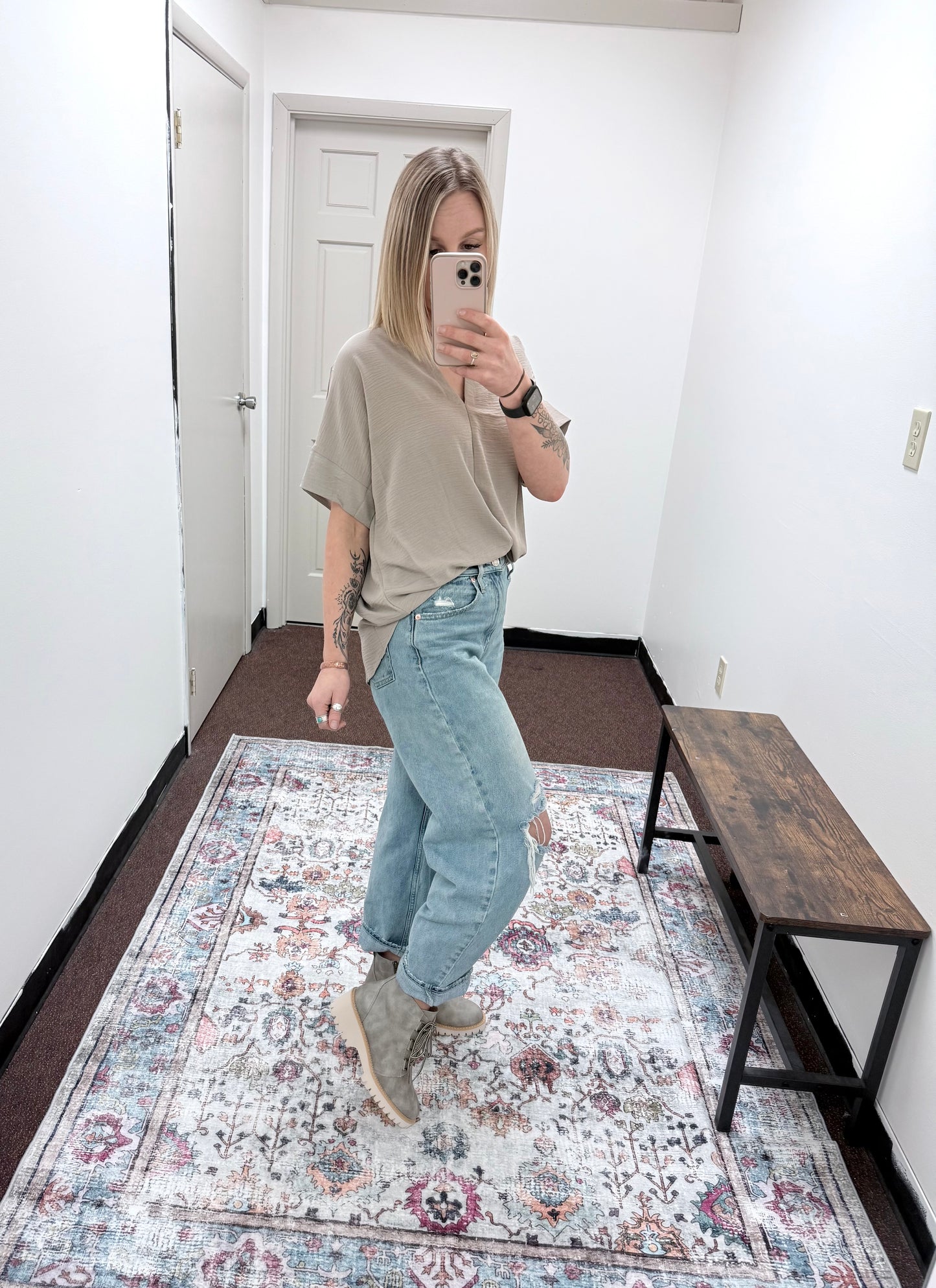 The Willow Split-Neck Top (Available in 4 Colors)