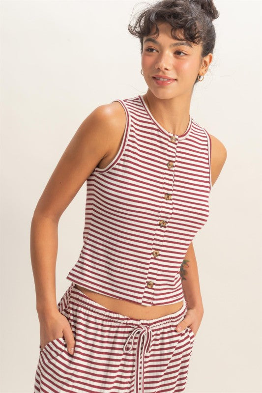Harbor Stripe Tank