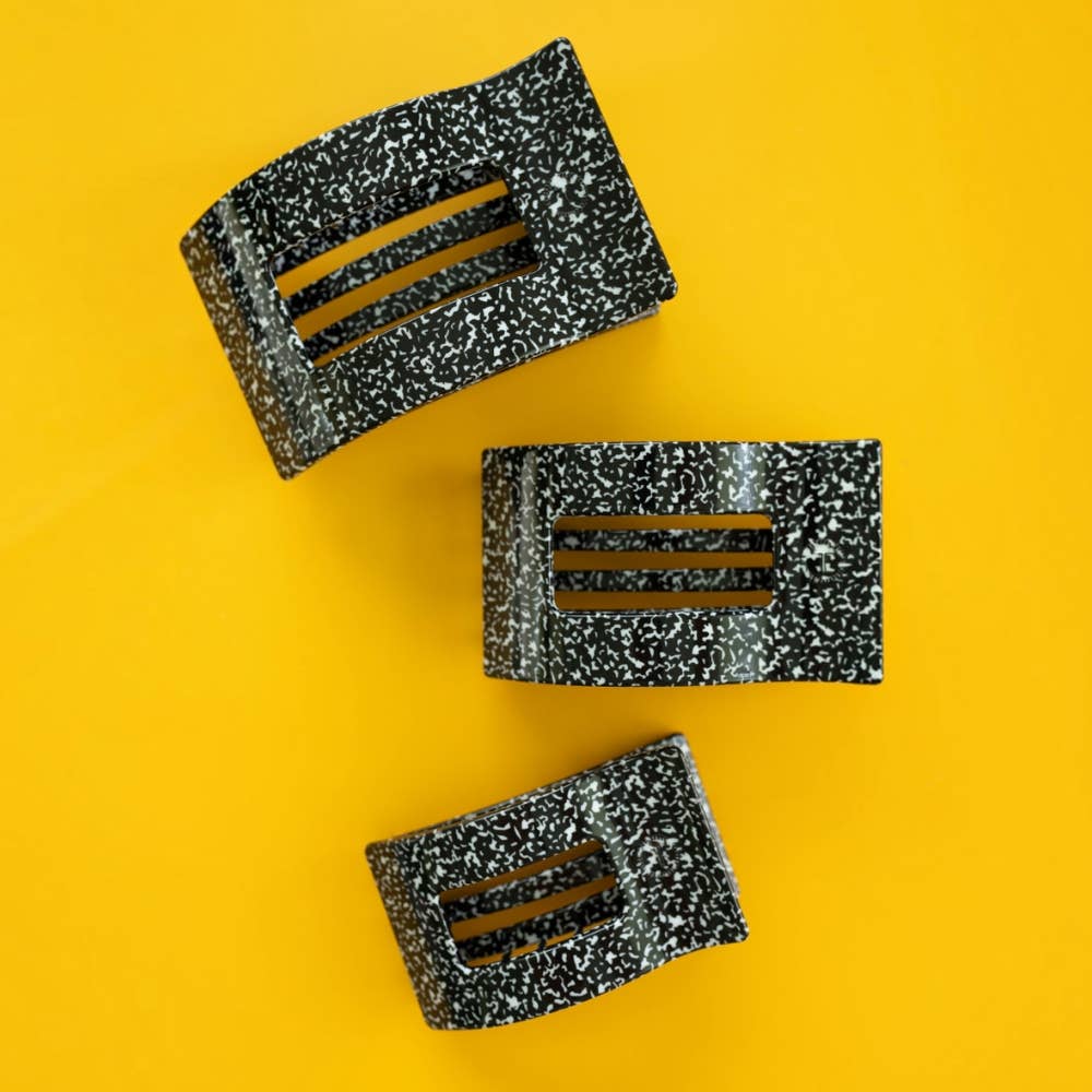 Flat Rectangle | Study Session | Large Hair Clip