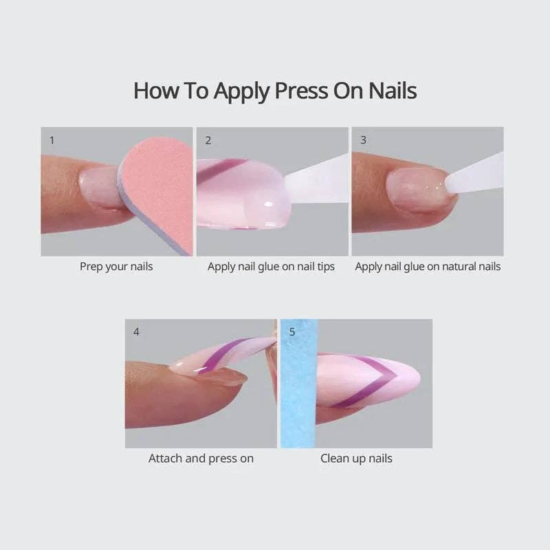 Nude Squoval Fall Press On Nails - Soft Gel Artificial Nails