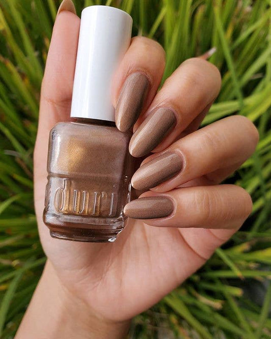 775 Vinyl Records, Light Brown, Gold Fleck, Nail Polish