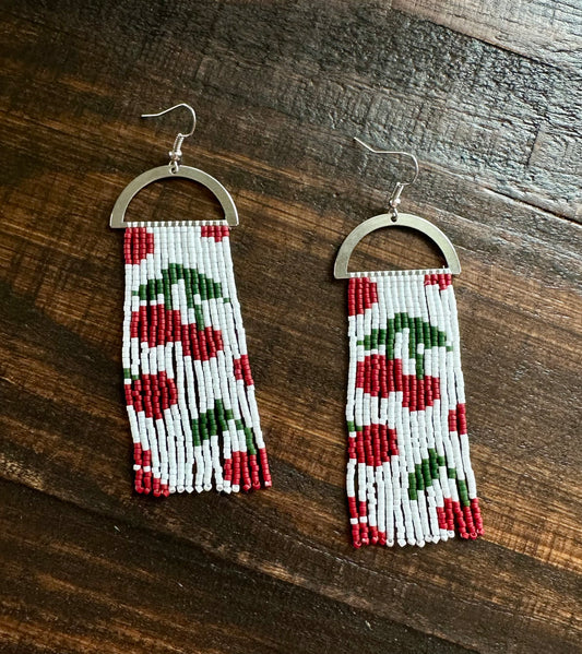 Alaska Roots Earrings – Cherries 🍒