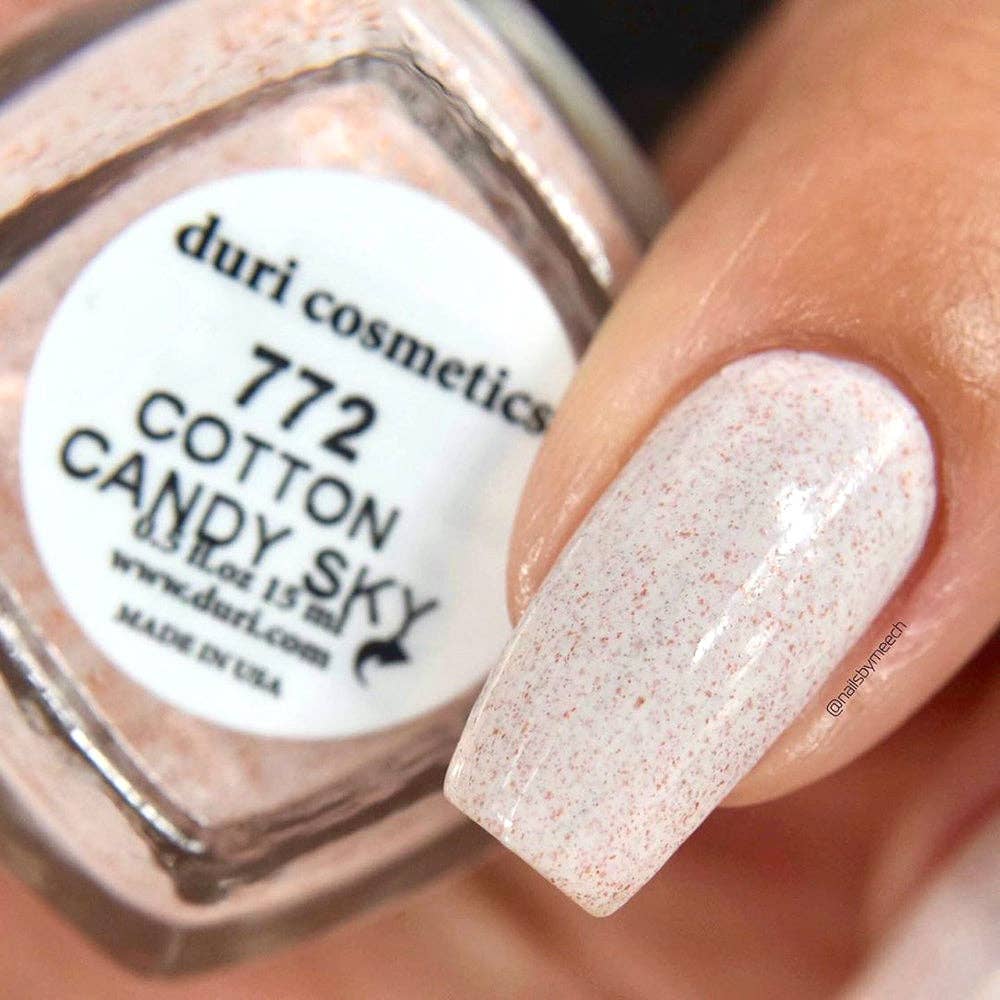 772 Cotton Candy Sky, Light Pink Speckle Nail Polish