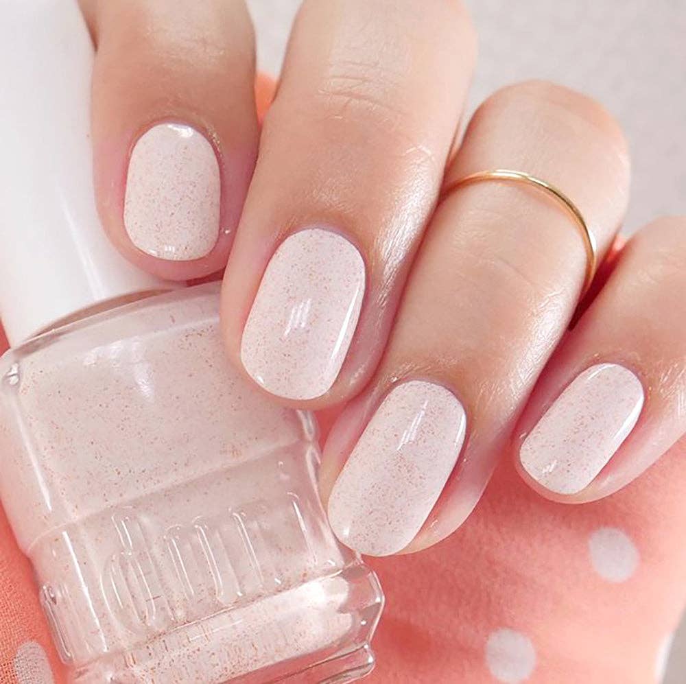 772 Cotton Candy Sky, Light Pink Speckle Nail Polish