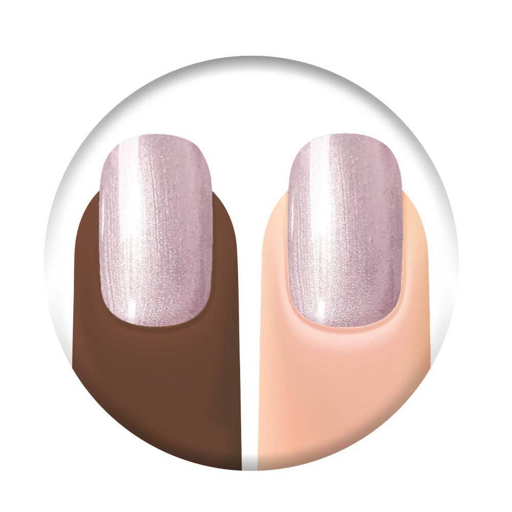 765 Cyber Sea, Light Purple Silver Nail Polish