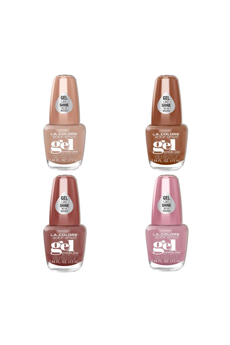 LA Colors Boldly Nude Gel Polish Collection