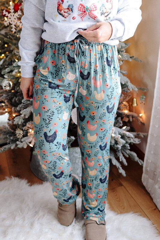 Cozy Chickens Pajama Bottoms