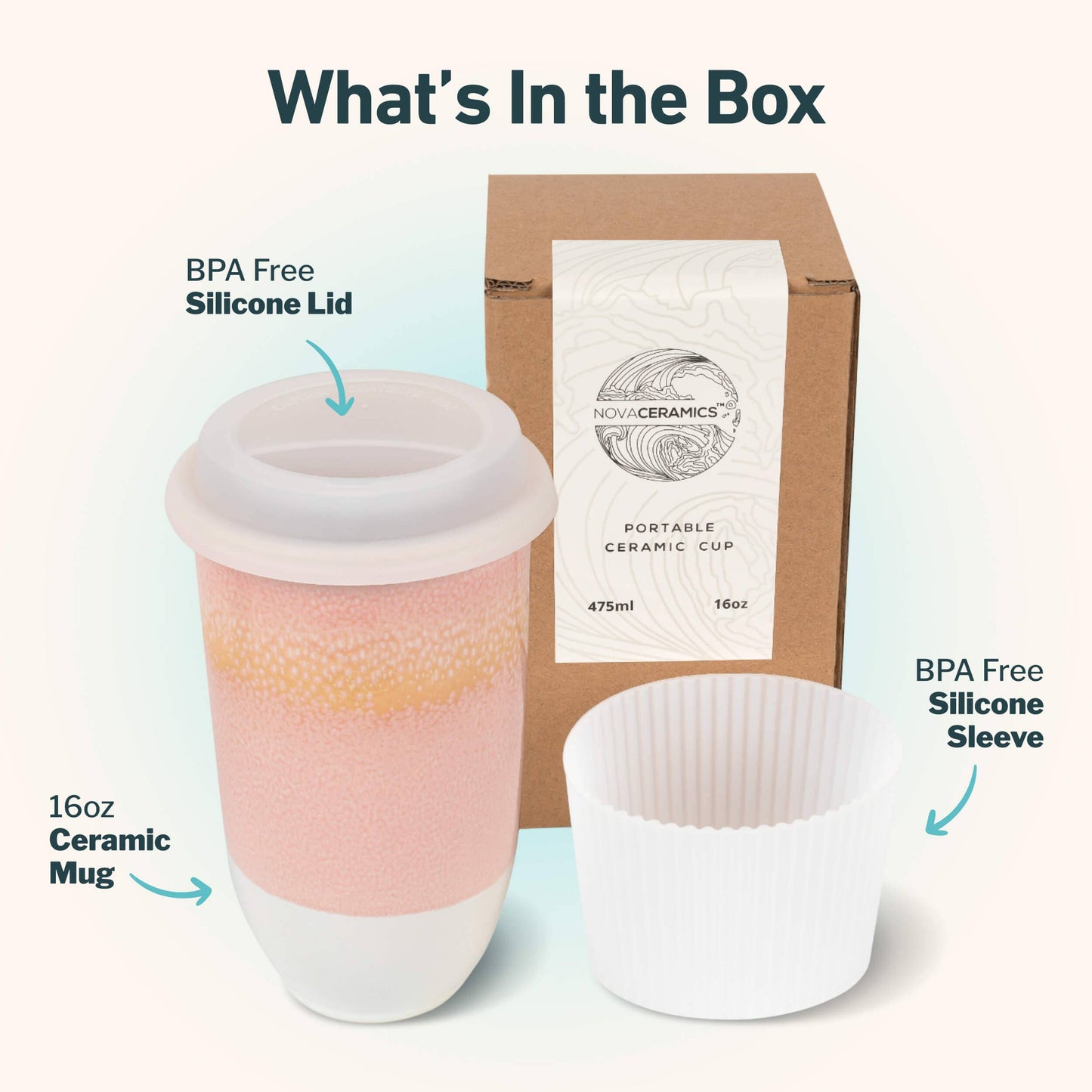 Afterglow Cup 16oz (Includes Lid & Band)