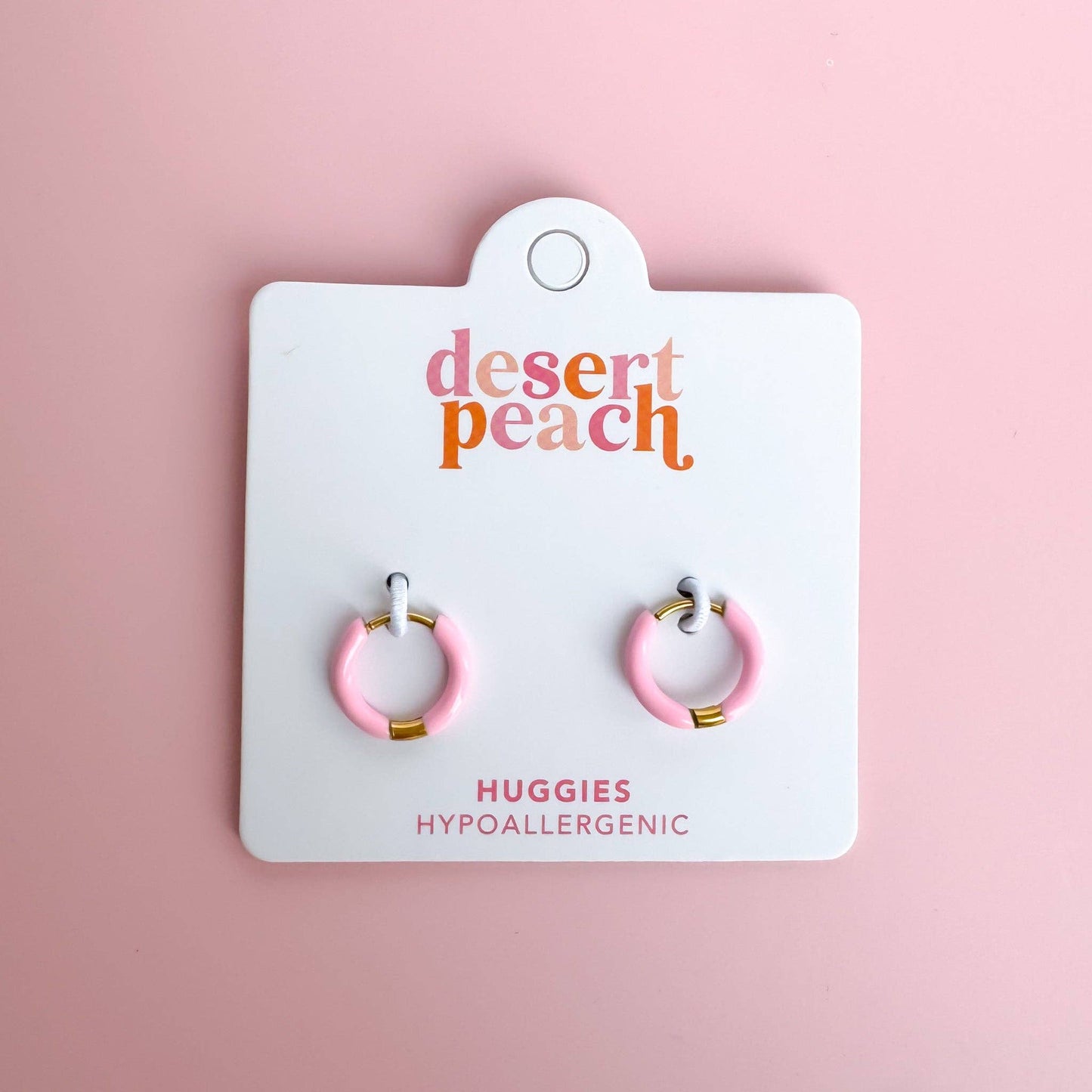 Pink Huggie Hoops: 10MM