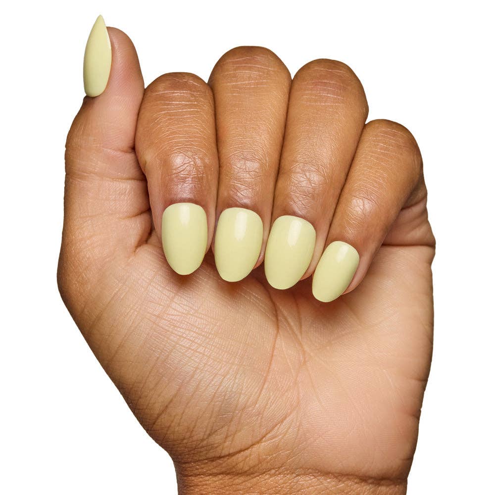 Pastel Yellow Nails