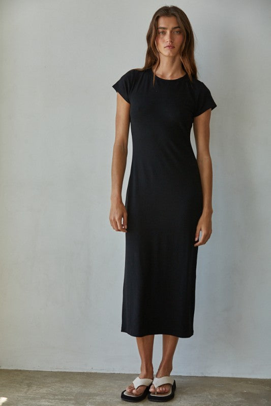 Everyday Midi Dress – Black