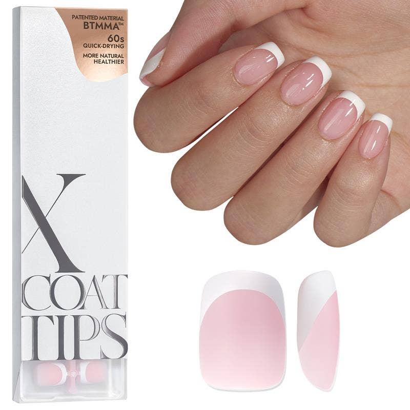 XCOATTIPS® French - Extra Short Square: Pink / XS