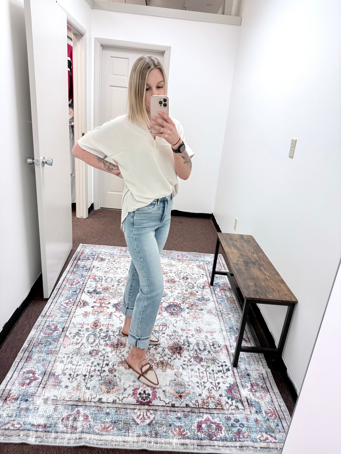 The Willow Split-Neck Top (Available in 4 Colors)