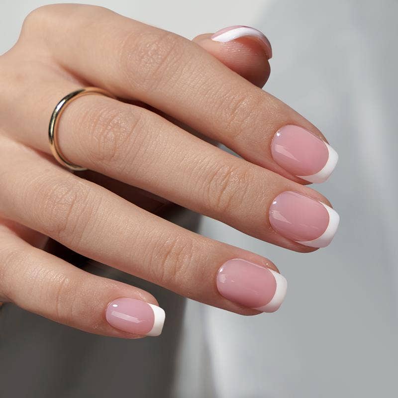 XCOATTIPS® French - Extra Short Square: Pink / XS