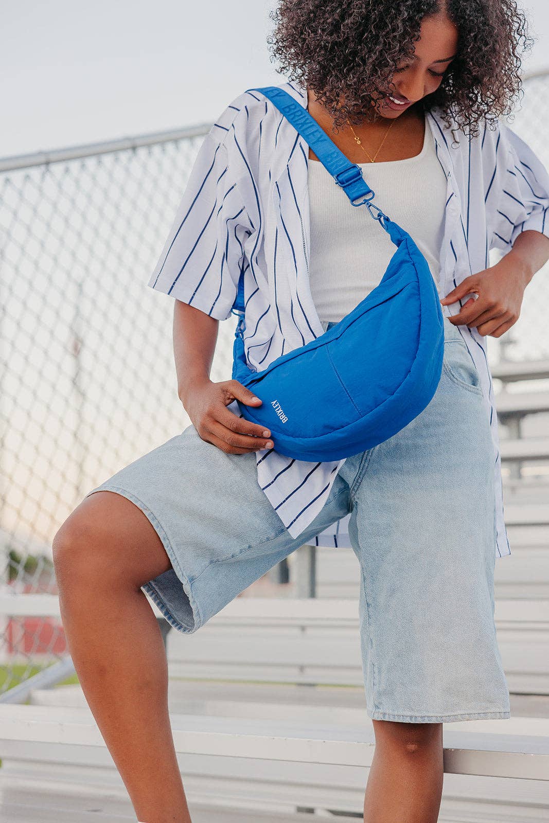 Cobalt Crescent Brixley Bag
