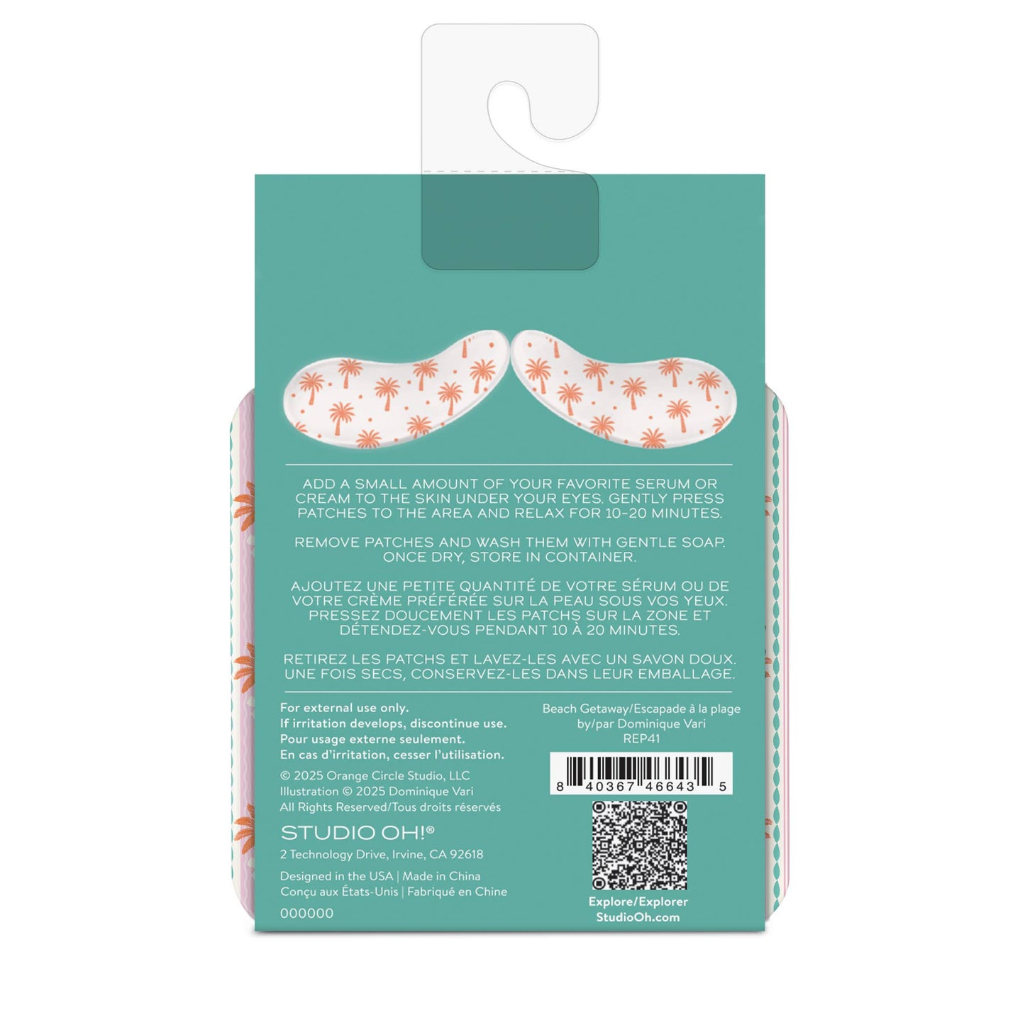 Beach Getaway Reusable Under-Eye Patches